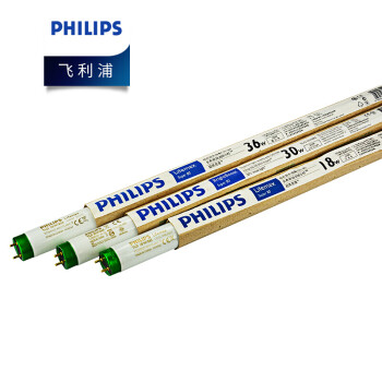 飞利浦PHILIPS TLD-T8三基色日光灯管荧光灯管0.6米 18W 6500K 日光色 25只装