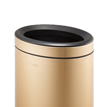 南 SF12-T01 椭圆形房间桶 香槟金 商用酒店宾馆客房不锈钢垃圾桶 房间桶 果皮桶 12升容量