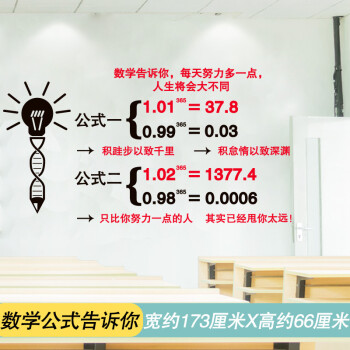 励志墙贴墙面装饰小学生教室班文化墙标语培训班布置墙贴纸贴画 08