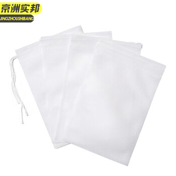 京洲实邦【无纺布绑口45*50cm100个】煎药袋泡脚卤料隔渣过滤袋包装袋子JZSB-9450B