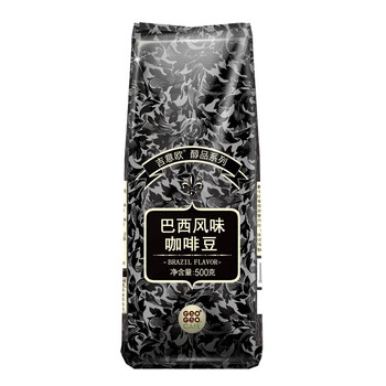 吉意欧GEO醇品巴西风味咖啡豆500g阿拉比卡豆中度烘培黑咖啡 