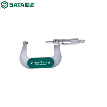 世达（SATA）91533 外径千分尺50-75MM 91533 钢