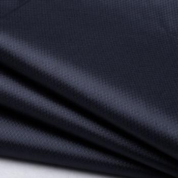 者也 反光雨衣套装 1套 藏青色菱形格加厚加大男女骑行外卖防水雨披 L码013可定制