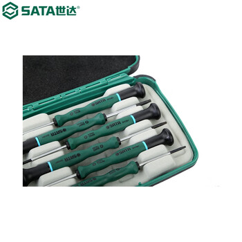 世达（SATA）09313 6件花形微型螺丝批组套