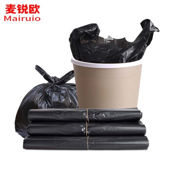 麦锐欧 背心式手提垃圾袋 加厚型 32*52cm 100只/捆 两件起拍