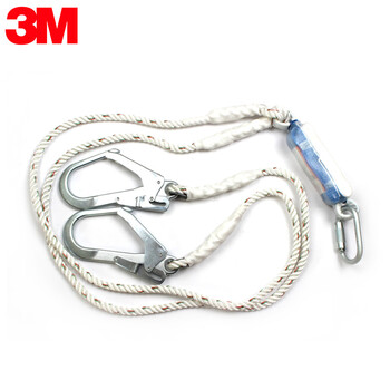 3M 1390398双钩减震缓冲连接绳 大挂钩防坠落用 定做