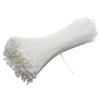 联嘉 自锁式尼龙扎带 捆绑带束线带塑料扎带 白色7.5x300mm 100条1包 