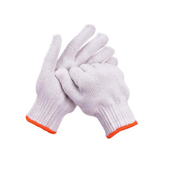 永辉 A级500克棉纱劳保手套 白色 50双/包 均码