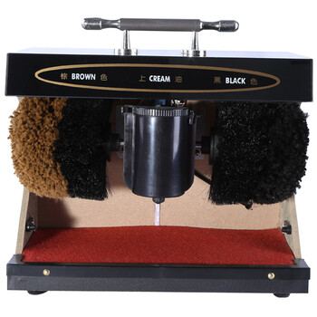 海斯迪克 HK-633 全自动擦鞋机 酒店公用电动擦皮鞋机 钛金擦鞋器 黑钛金