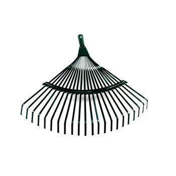 庄太太【加大加宽22齿耙头+1.2米不锈钢伸缩】户外落叶草坪钢丝搂草耙子