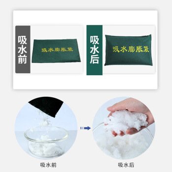 巨成 吸水膨胀袋防汛防洪专用沙袋物业消防抗洪 加厚无纺布吸水膨胀袋40*60cm 一个价