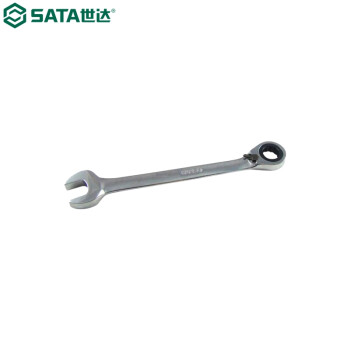 世达（SATA）46601 全抛光双向快扳8MM