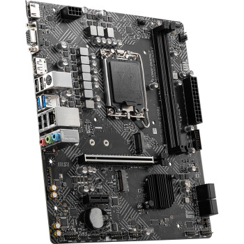 微星（MSI）PRO H610M-G DDR4 电脑主板 支持CPU 12400F/12490F/13400F (INTEL H610/LGA 1700)	