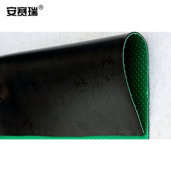 安赛瑞 橡胶防滑地垫 1×10m×3mm 仓库车间走廊厨房橡胶防滑耐油地垫 工业满铺地垫 凸点款27132