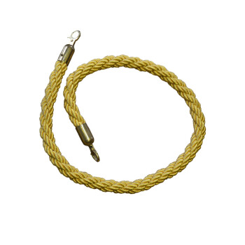南 HCLG-S 自锁栏杆绳 S型金色 钛金扣 栏杆座专用挂绳1.5米 带锁栏杆绳