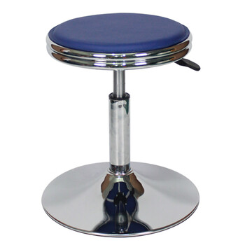 海斯迪克 HKW-317 升降旋转凳 车间工作椅员工凳 办公室小圆凳吧台椅子 PP脚钉款/黑色