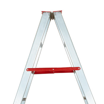 兴航发 铝合金宽邦人字梯4M 含顶11步加宽加厚加固人字梯工程梯 室内外铝梯子