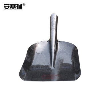 安赛瑞 煤锹头 大铁锹头 锰钢大方锹 铲雪除冰铁锹 园林农用防汛抗洪铁铲 大号 不含木柄26351