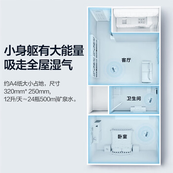 美的 除湿机 CF12BD/N7-DN（替换美的,除湿机,CF12BDN7-DN）