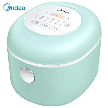 美的（Midea）1.6L家用迷你智能萌趣电饭煲全自动多功能24小时预约2-3人电饭煲MB-FB16E213（薄荷绿）