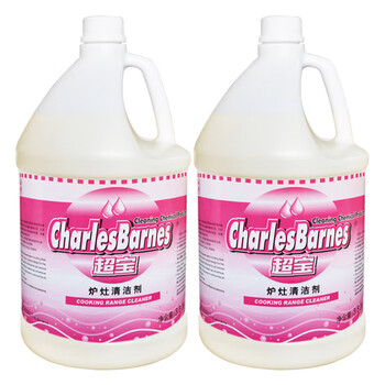 超宝（CHAOBAO）DFH004 炉灶清洁剂  酒店后厨炉灶台面油烟机油污清洁剂 3.8L*4瓶
