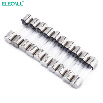 伊莱科(ELECALL)玻璃管保险丝万用表保险丝 5*20 6*30 7*45 0.1-15A BGXP 透明色 5*20 3A（10只）