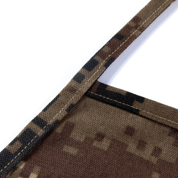 星工（XINGGONG）厨房围裙男女通用防油防污棉罩衣 酒店炊事班工作服 荒谟1件