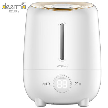德尔玛（Deerma）加湿器 3L容量 触控感温 家用卧室空气加湿 迷你办公室两用香薰加湿 DEM-F420S(金色)
