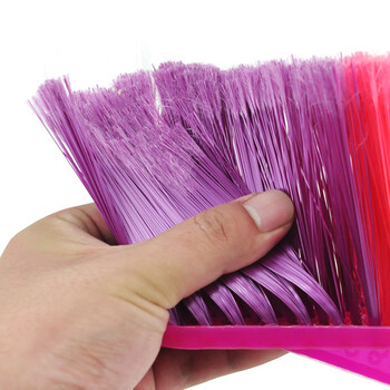 益美得 木柄硬毛扫把户外庭院笤帚商用物业环卫清洁扫把 黄斜杆宽头硬毛（三把装）