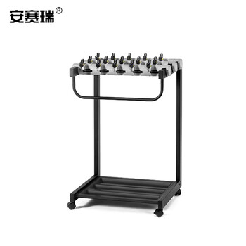 安赛瑞 加高加大款带锁雨伞架（15头）大号雨伞放置架 邮局银行雨伞存放架 超市商店雨伞架 14055