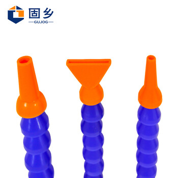 固乡 冷却管喷油管【两只装】车床用万向喷水管磁座竹节管喷管2分3分4分竹节蛇形扁嘴带开关2分400