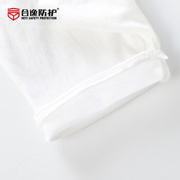 合逸 010LY 整理工订制-白色棉礼仪手套 棉汗布手套 1副【请整箱购买-500副/箱】