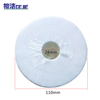 格洁 PPDX10 大胖熔喷PP棉滤芯10英寸 5微米 净水器滤芯配件 纯水机RO机水处理过滤器滤芯20个 通用