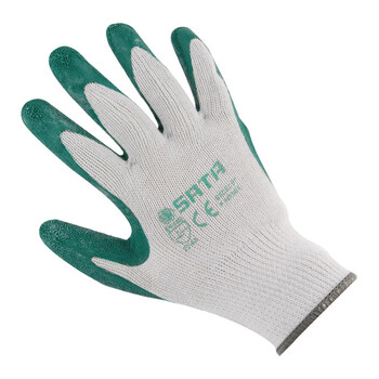 世达 SATA FS0301 乳胶手套(掌浸)9寸