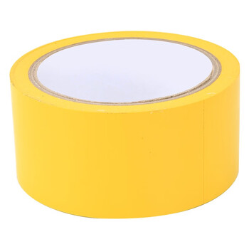 卡夫威尔 定位安全警示胶带警戒线划线斑马线胶布 贴地胶带地面5S路线规划标识 黄色款 48mm*16m 5卷 TE3538