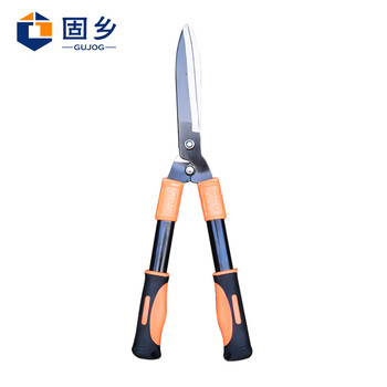 固乡园林剪刀 园艺剪刀可伸缩柄整篱剪 果树绿化修枝剪刀 草坪剪刀绿篱剪 【黄色伸缩剪】