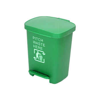 苏识 YJ-A079 30升加厚脚踏桶加厚塑料分类垃圾桶(计价单位：个)绿色