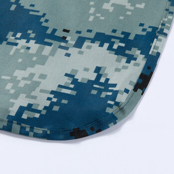 星工（XINGGONG）厨房围裙男女通用防油防污棉罩衣 酒店炊事班工作服 海洋1件