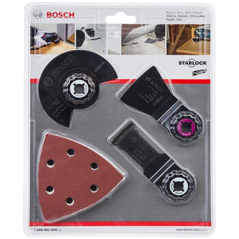 博世（BOSCH）Starlock木工专用13件套多功能切割打磨机附件