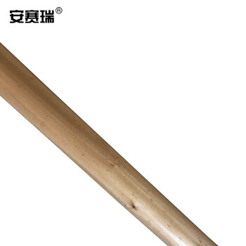 安赛瑞 铁锹木柄 铁锨把锄头把 木质铁锹把 铁路工具 二级红塑D型75cm 企业定制 军印 26302