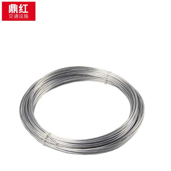 鼎红镀锌铁丝园艺冷镀铁丝搭大棚铁线丝挂窗帘晾衣绳细铁丝线工地户外搭建铁丝8号【直径4mm/10公斤】约100米