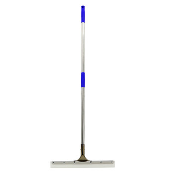 卫洋 刮水板不锈钢杆地刮 硅胶头45cm杆长120cm 卫生间瓷砖玻璃地面推水器 1个装