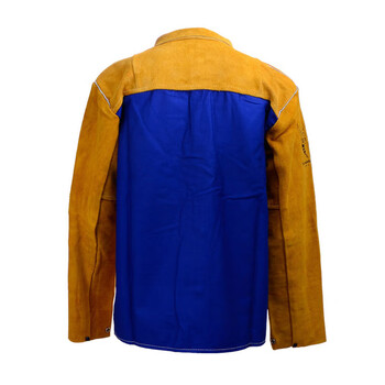 威特仕 44-2530 牛皮透气款电焊工服背部凉爽款上身电焊烧焊焊服 XXXL码 1件 定做