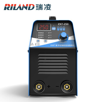 瑞凌火神电焊机250单电压两相220V便携式小型电焊机【焊钳+地夹】一键智能款220V电压