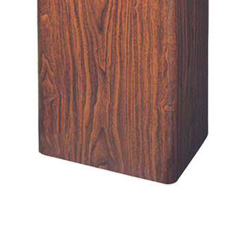 南 GPX-174 南方长形圆角翻转盖烟灰桶 红桃木 大厅大堂电梯口立式烟灰桶垃圾筒 果皮桶