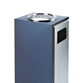 南 GPX-207D 南方蓝宝石座地烟灰桶 砂纹钢 办公楼立式不锈钢垃圾桶烟灰桶 室内果皮桶公用垃圾桶