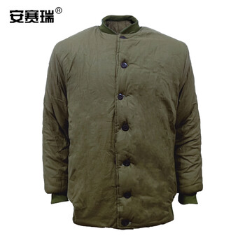安赛瑞 冷库防寒服 冬季棉衣棉裤套装 加厚劳保棉袄工作服 军绿 5号适合身高175-185cm企业专享 28747