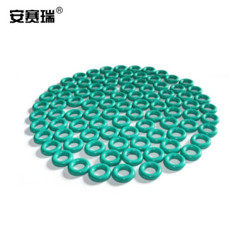 安赛瑞 氟胶o型圈密封圈1235-76o型圈 FKM氟橡胶密封胶圈 绿色 内径32×3.5mm 200个装 24312