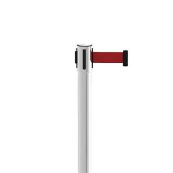 南 LG-R 伸缩带栏杆座 砂钢  银行隔离带警戒线围栏护栏排队栏