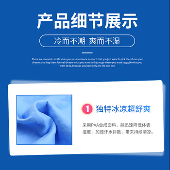 者也（ZYE）网眼冰爽马甲消暑降温双面穿可循环利用透气网纱层背心 网眼冰马甲（宝蓝色） 
